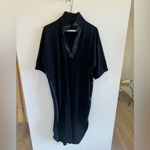 Emily McCarthy Poppy Caftan, size Small, black